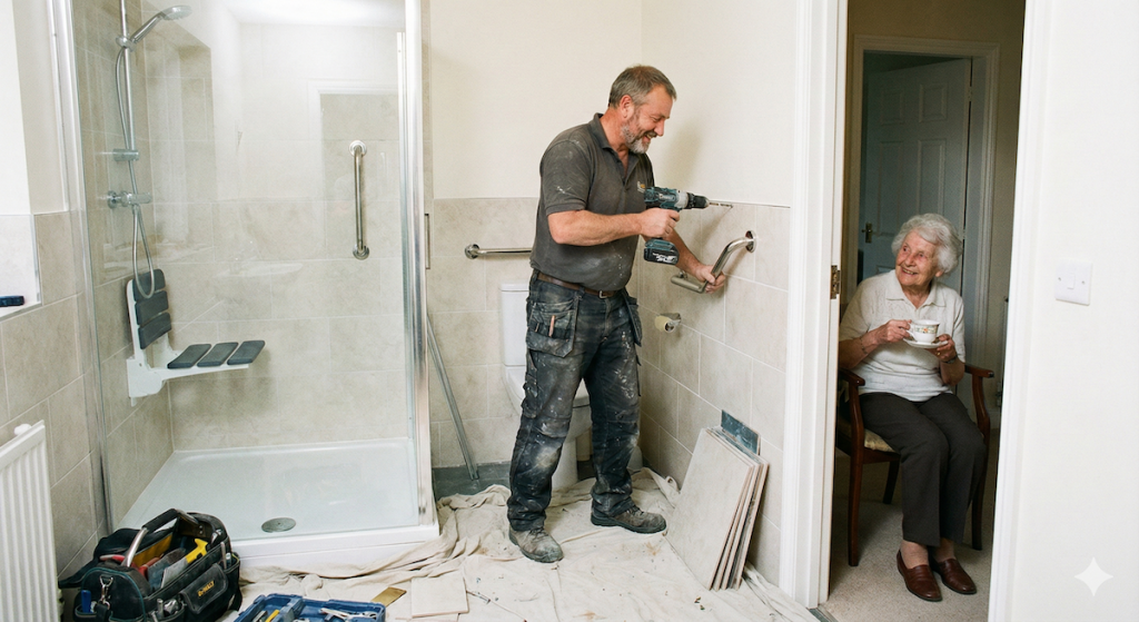 Aides pour l’aménagement de salle de bain et cuisine pour seniors