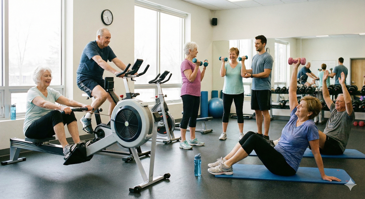 Les exercices physiques recommandés pour seniors avec suivi numérique